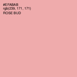 #EFABAB - Rose Bud Color Image